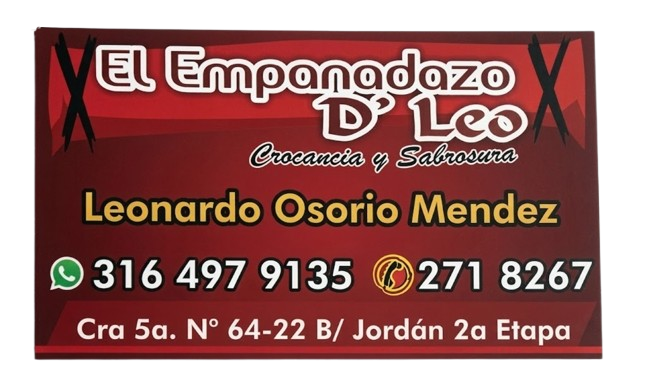 Logotipo de El Empanadazo D' Leo del año 2018